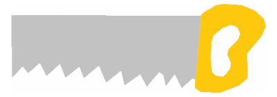Saw outlines clipart