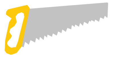 Saw refixed clipart