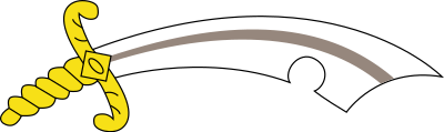Saxon seaxe clipart