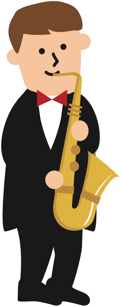 Saxophone Player clipart