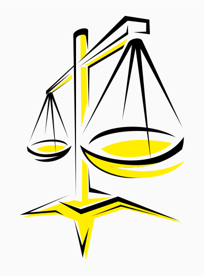 Scales of justice balance weight clipart