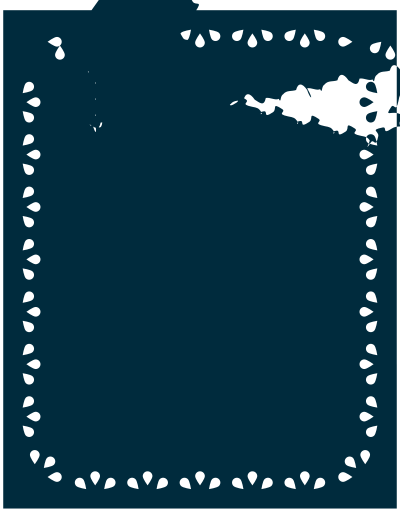 Scallop frame clipart