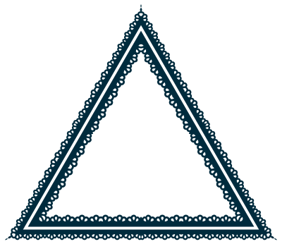 Scallop Frame Extrapolated 13 clipart