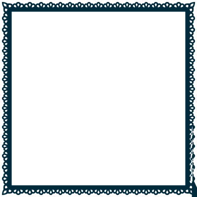 Scallop Frame Extrapolated 3 Variation 2 clipart