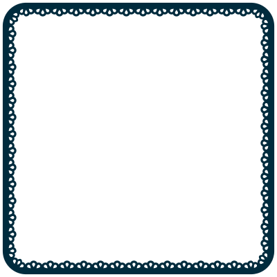 Scallop Frame Extrapolated 4 clipart