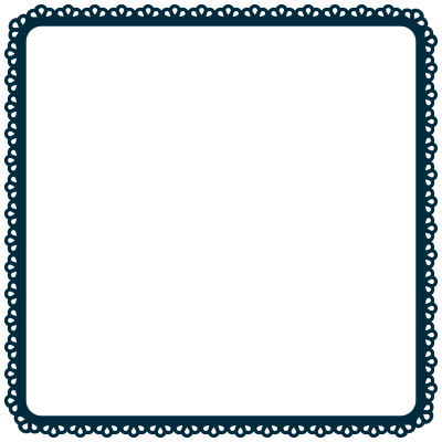 Scallop Frame Extrapolated 4 Variation 2 clipart