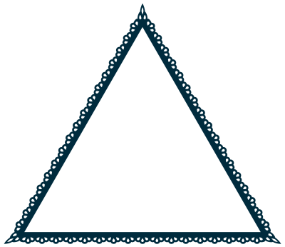 Scallop Frame Extrapolated 5 clipart
