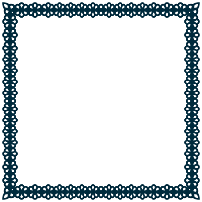 Scallop Frame Extrapolated 6 clipart
