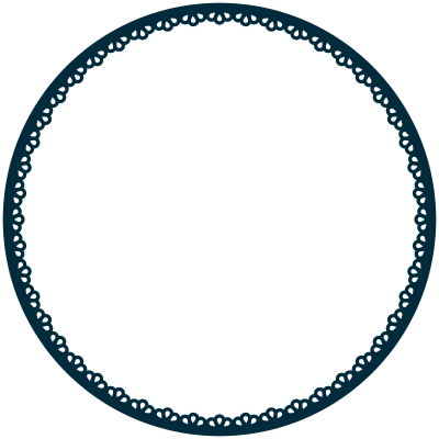 Scallop Frame Extrapolated Variation 2 clipart