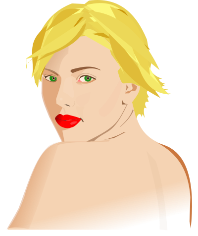 Scarlett Johansson avatar clipart