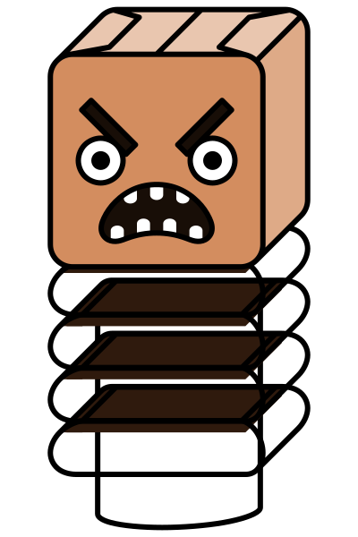 Scary worm 2 (cleanup) clipart
