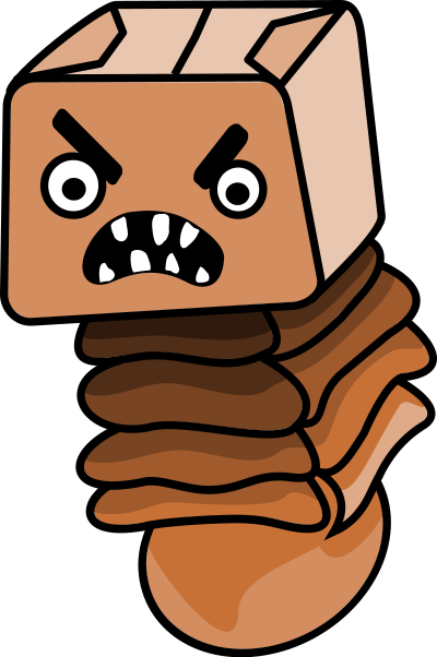 Scary Worm Remix clipart