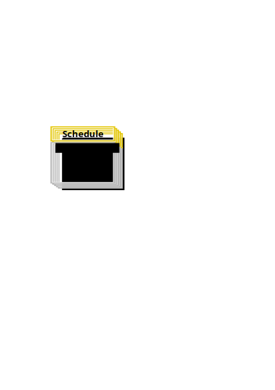 Schedule clipart