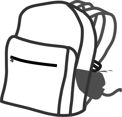 School bag clipart