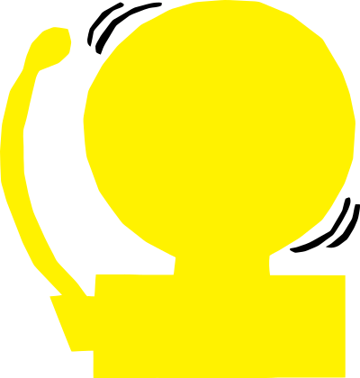 School bell vectorized clipart
