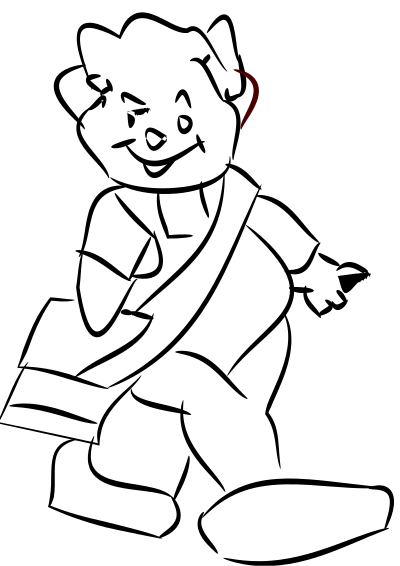 School boy clipart