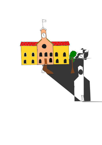 School building clipart