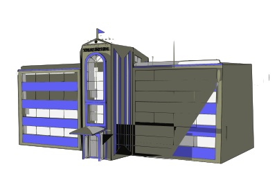 School Building - Fix Remix clipart