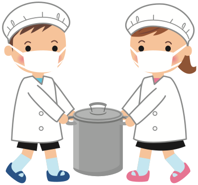 School Cafeteria Helpers clipart