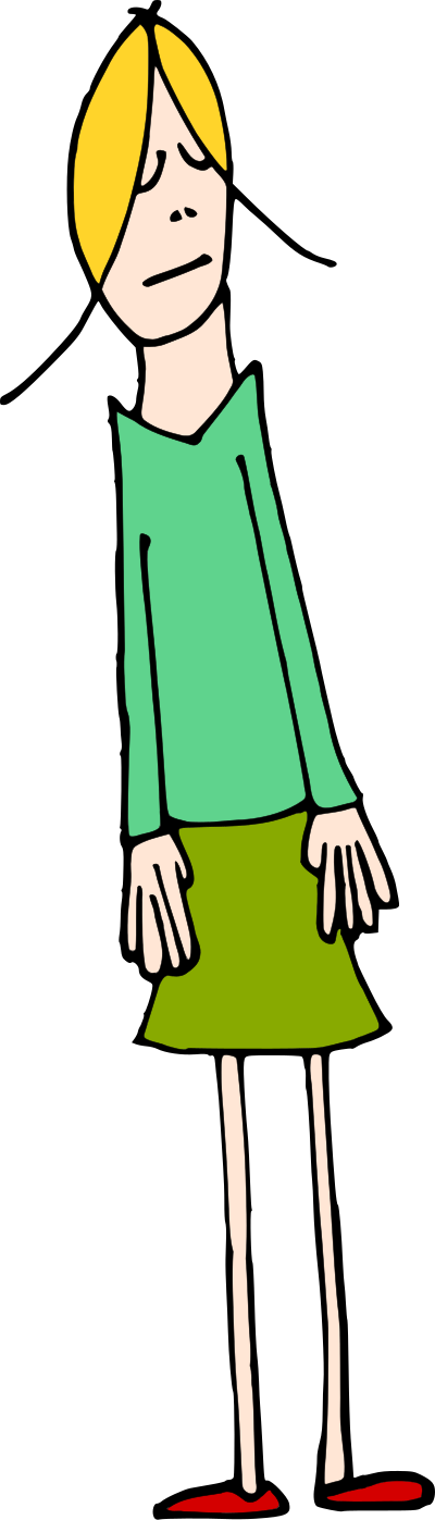 School Girl clipart