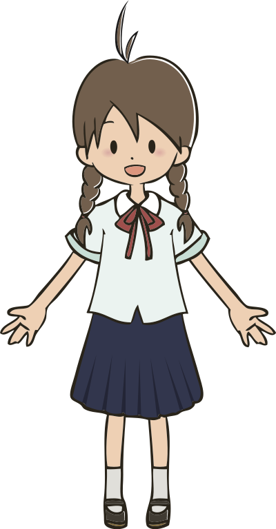 Schoolgirl (#4) clipart
