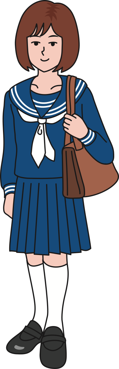 Schoolgirl (#9) clipart