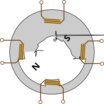 Schrittmotor (Schema) clipart