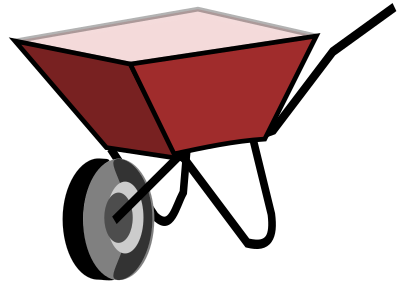 Schubkarre clipart