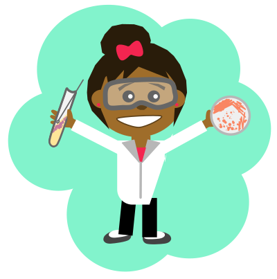 Science Girl 2 clipart