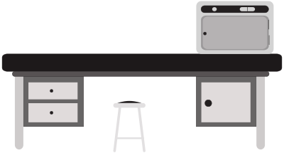 Scientific Lab Desk clipart
