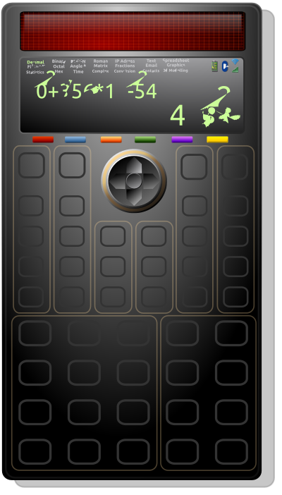 Scientific Solar Calculator 1 clipart
