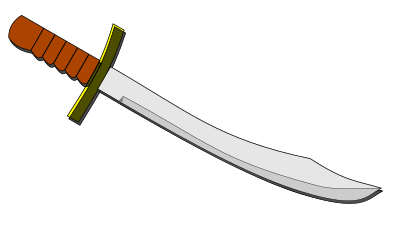 Scimitar clipart