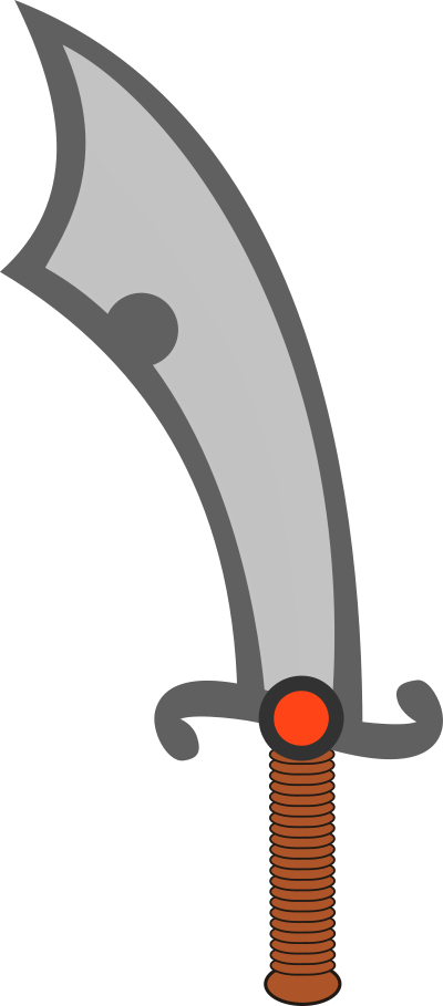 Scimitar Simple clipart
