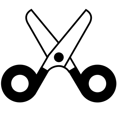 Scissors open icon clipart