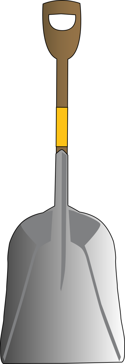 Scoop shovel clipart