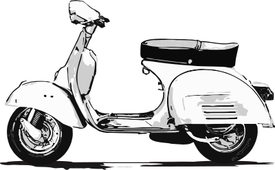 Scooter clipart