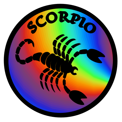 Scorpio drawing 6 clipart
