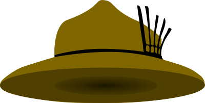 Scout hat clipart