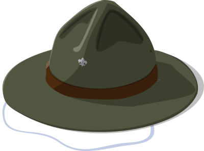 Scout hat clipart
