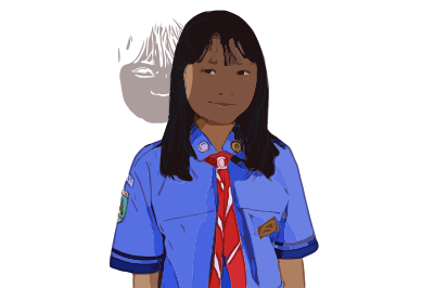 Scout Smiling clipart