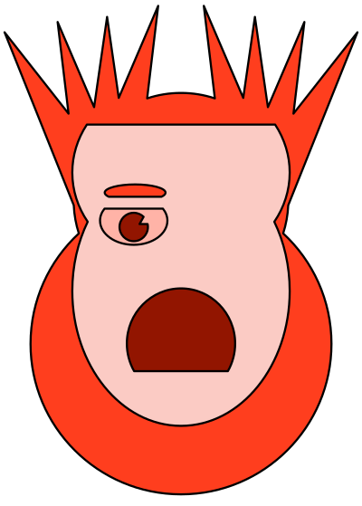 Scream clipart