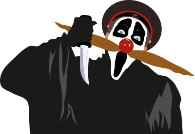 Scream Clown by Rones clipart