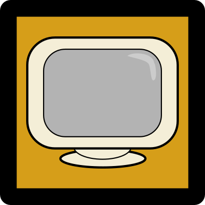 Screenshot Icon [Umber] clipart