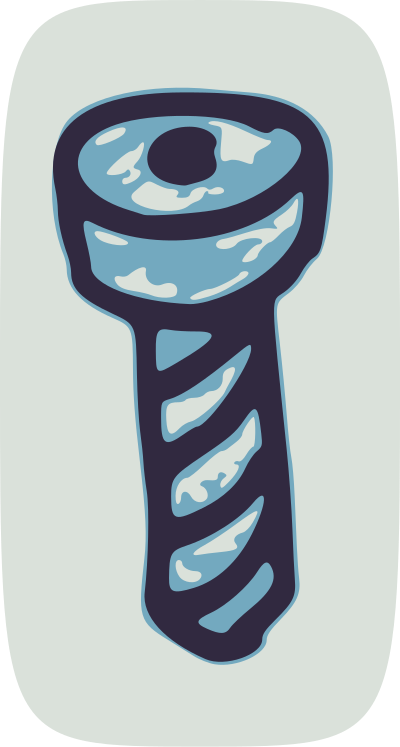 Screw clipart