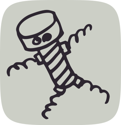 Screw man clipart
