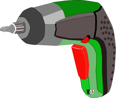 Screwdriver (battery-powered electric) clipart