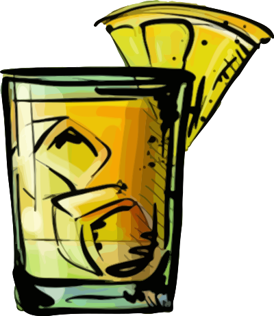 Screwdriver cocktail clipart