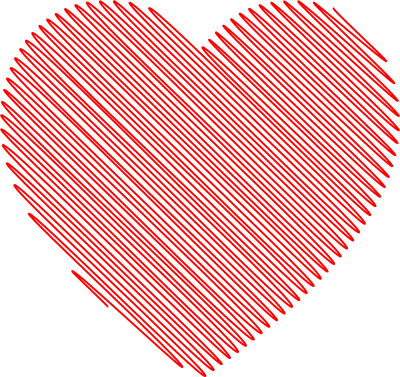 Scribble Heart clipart