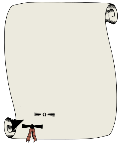 Scroll with Seal - Colour Remix clipart