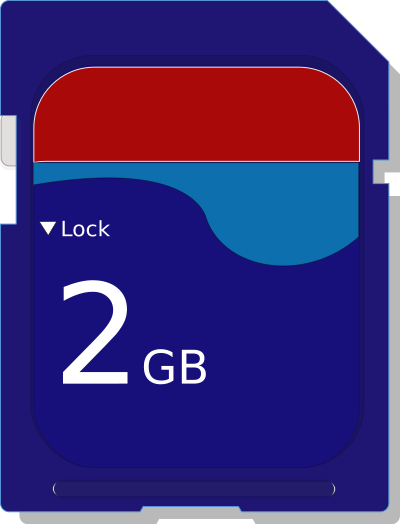 SD card clipart